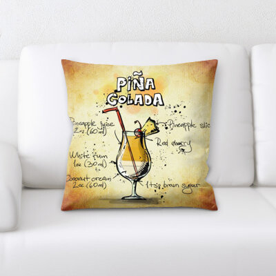 East Urban Home Cocktail Throw Pillow