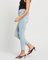 Thumbnail for your product : Articles of Society Women's Blue High-Waisted - High Lisa Ankle Hug Jeans - Size 26 at The Iconic