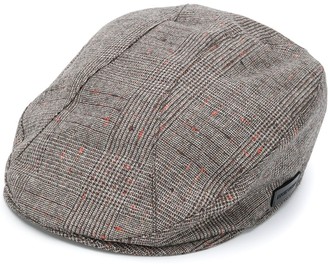 Emporio Armani Glen Check Paperboy Hat