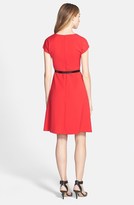Thumbnail for your product : Anne Klein Belted Fit & Flare Dress