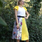 Thumbnail for your product : Lalipop Design Women's Multi-Color Polka Dot & Flower Print Pleated Skirt