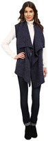 Thumbnail for your product : DKNY Drape Front Nep Yarn Vest