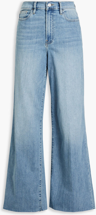 Frame Le Slim Palazzo high-rise wide-leg jeans