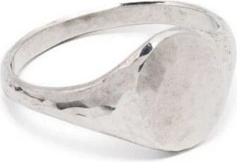 Werkstatt:Munchen Classic Hammered Signet Ring