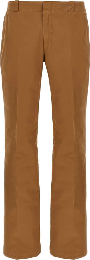 Alexander McQueen Cotton Chino Trousers
