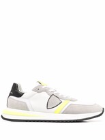 Thumbnail for your product : Philippe Model Men's White Fabric Sneakers
