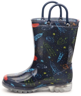 Max + Jake Outer Space Light-Up Rain Boot - Kids'