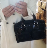 Thumbnail for your product : Charles Jourdan Black Tweed Handbag