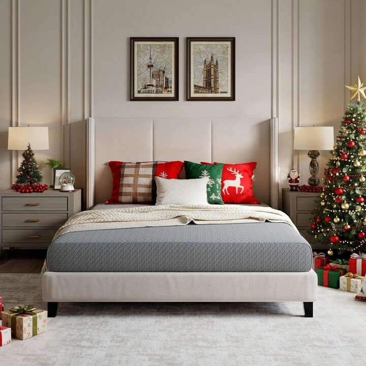 Novilla Queen Medium Gel Memory Foam 6 in. Mattress Bed-in-a-Box Mattresses