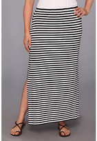 Thumbnail for your product : MICHAEL Michael Kors Size Stripe Side Slit Skirt