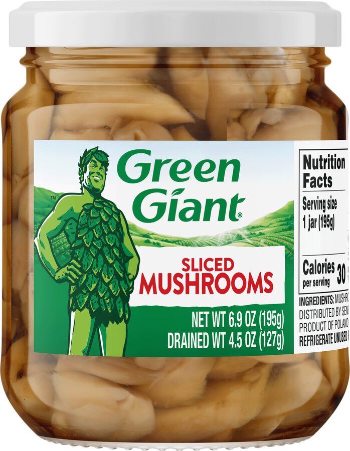 Green Giant Sliced Mushrooms 4.5oz Jar