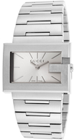 Thumbnail for your product : Gucci 100G Stainless Steel & Silver Dial Watch, 23mm