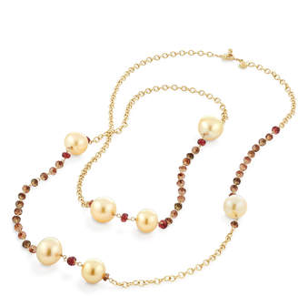 David Yurman Cultured South Sea Golden Pearls, 10-12mm