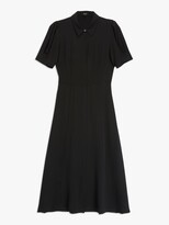 Thumbnail for your product : Theory Silk Shirt Dress, Black