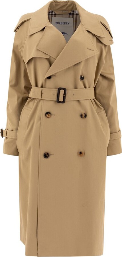 Burberry Castleford Belted Waist Trench Coat