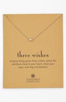 Thumbnail for your product : Dogeared 'Reminder - Three Wishes' Boxed Bead Pendant Necklace (Nordstrom Exclusive)