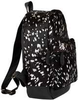 Thumbnail for your product : MAHI Leather - Classic Cowhide Leather Backpack Rucksack In Black & Silver