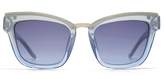 Thumbnail for your product : Kurt Geiger 26KGP003 Blue Cateye Sunglasses