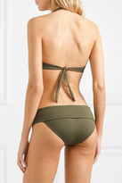 Thumbnail for your product : Melissa Odabash Brussels Ribbed Bikini Top - Army green