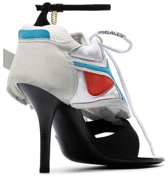 Off-White white Runner 100 hybrid leather sneaker-sandals - ShopStyle