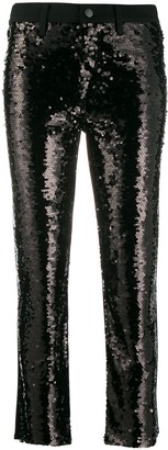 black jeans with sequins