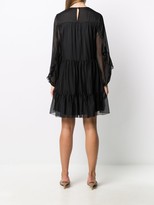 Thumbnail for your product : Temperley London Lovebird tiered silk dress
