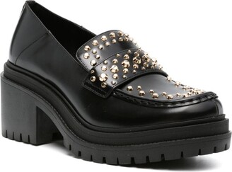 MICHAEL Michael Kors Rocco Astor stud-embellished leather loafers