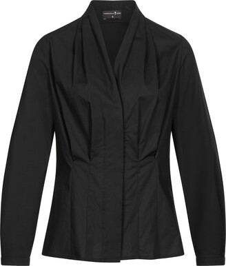 Marianna Déri Women's Shawl Collar Blouse Black
