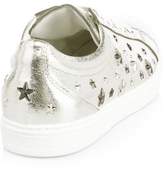 Thumbnail for your product : Jimmy Choo Metallic Leather Star Stud Sneakers