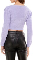 Thumbnail for your product : WAYF x Emma Rose Love Story Cropped Cardigan