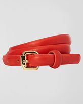 Thumbnail for your product : Jaeger Skinny Leather Trouser Belt