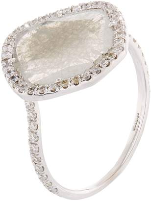 Susan Foster Diamond Slice White Gold Ring