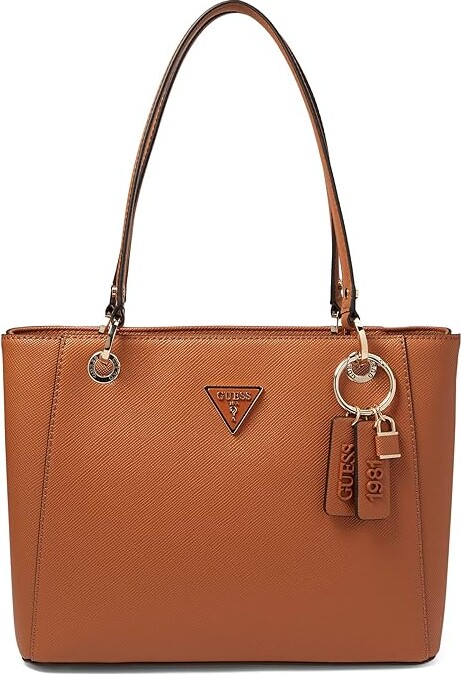 Guess, Bags, Guess Delaney Cognac Tote New With Tags And In Original  Packaging