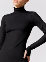 Thumbnail for your product : Carbon38 Ribbed Long Sleeve Dress