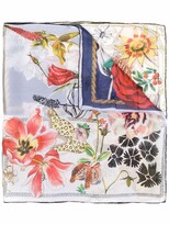Thumbnail for your product : Ferragamo Patchwork Silk Scarf
