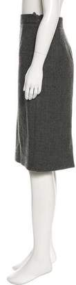 Prada Wool Knee-Length Skirt