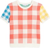 Thumbnail for your product : ENGLISH FACTORY Gingham Crewneck Sweater