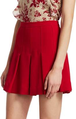 RED Valentino Pleated Mini Skirt