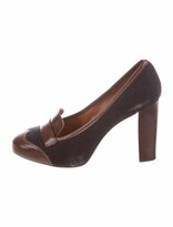 Thumbnail for your product : Tory Burch Colorblock Pattern Pumps Brown