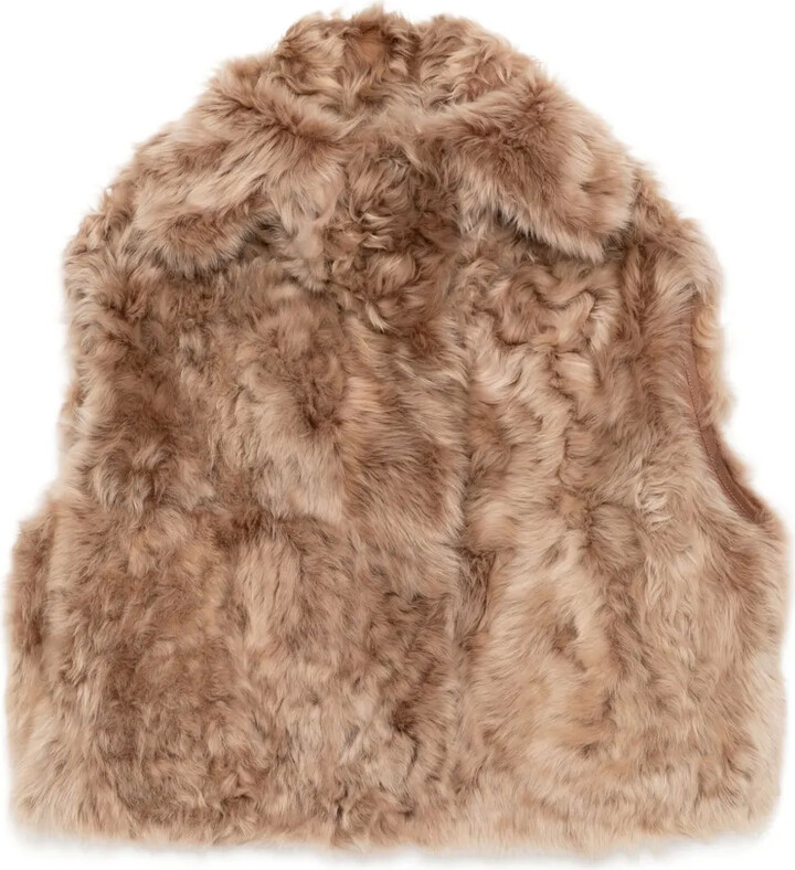 Yves Salomon Hooded Shearling Jacket