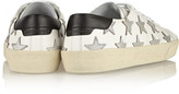 Thumbnail for your product : Saint Laurent Star-appliquéd leather sneakers
