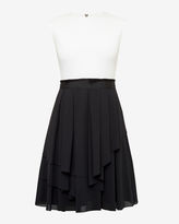 Thumbnail for your product : Ted Baker Ruffled monochrome dress