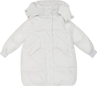 MM6 MAISON MARGIELA Kids Quilted hooded puffer coat
