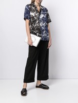 Thumbnail for your product : Ports V Marble-Print Button-Down Shirt