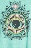 Thumbnail for your product : Living Doll Evil Eye Graphic High/Low Tee (Juniors)