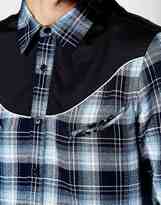 Thumbnail for your product : ASOS Check Shirt In Long Sleeve With Rodeo Pockets