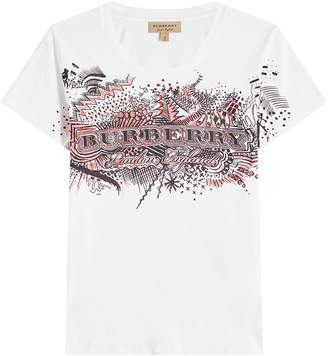 Burberry Darnley Doodle Printed Cotton T-Shirt