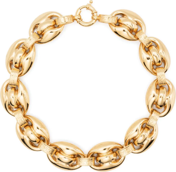 Gas Bijoux Engraved-Detail Chain Necklace