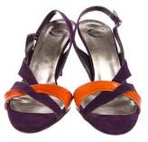 Thumbnail for your product : Just Cavalli Suede Slingback Sandals