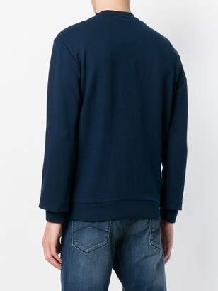 Emporio Armani long-sleeve fitted sweater